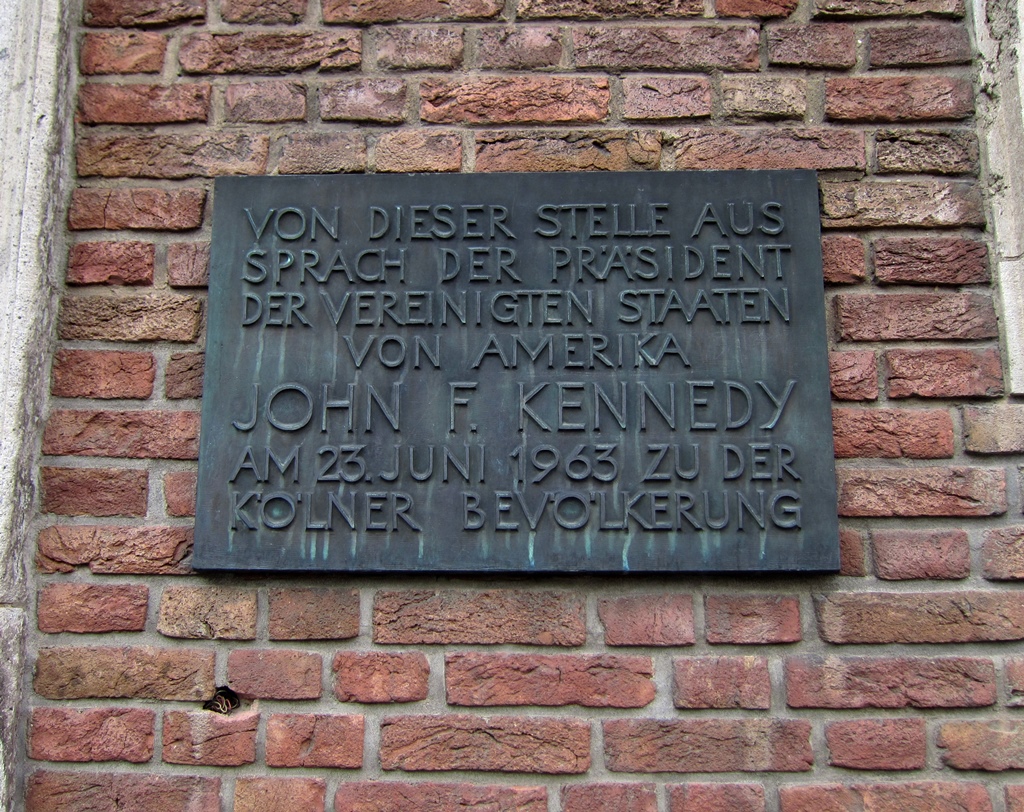 Plaque Commemorating JFK Speech